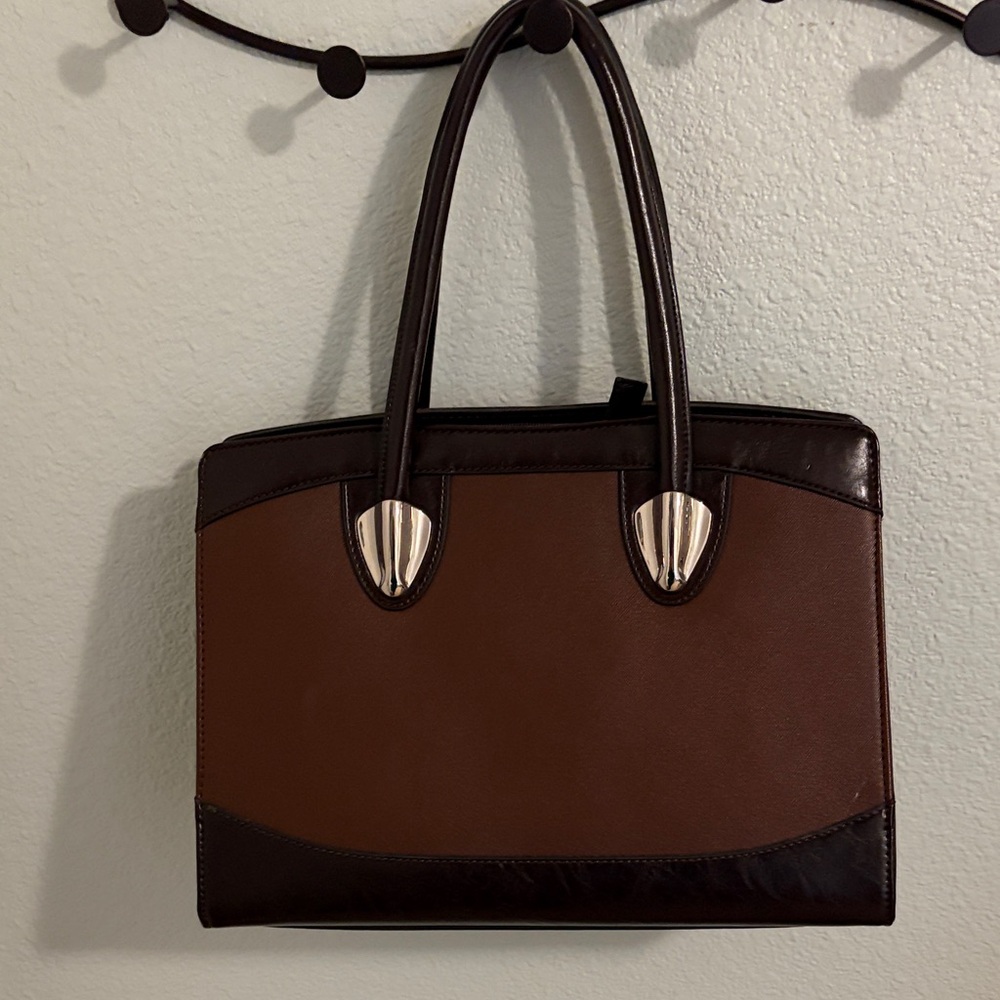 Chic Brown and Black Women's  Bag